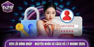 B29 lỗi đăng nhập