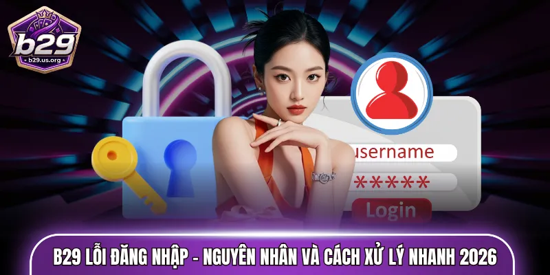 B29 lỗi đăng nhập